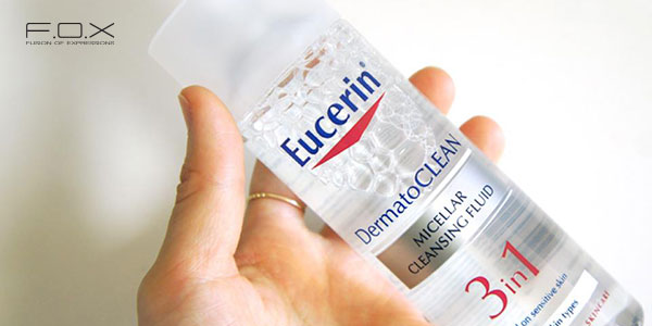 Eucerin DermatoClean Micellar Cleansing Fluid 3 in 1 - Nước tẩy trang cho da khô mụn
