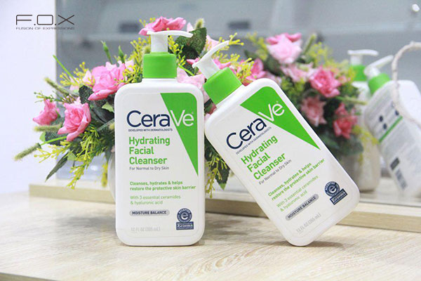 Sữa rửa mặt trị mụn tuổi dậy thì Cerave Hydrating Facial Cleanser