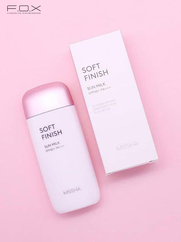 Kem chống nắng cho da khô Hàn Quốc Missha All Around Safe Block Soft Finish Sun Milk SPF50