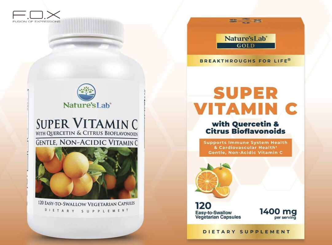 Thực phẩm chức năng bổ sung Vitamin C - Nature’s Lab Super của Mỹ